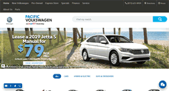 Desktop Screenshot of pacificvolkswagen.com